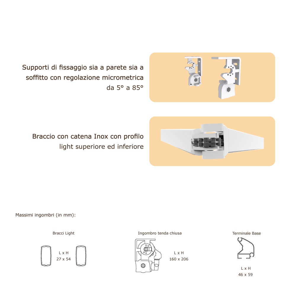 Tenda da sole a bracci Light Tempotest - immagine 4