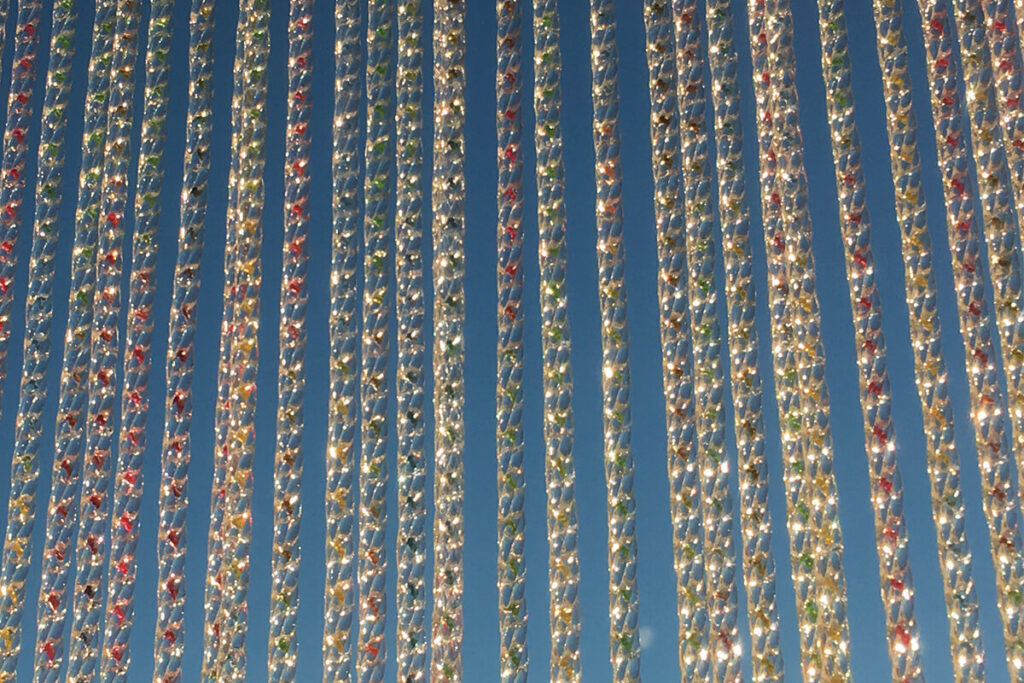 lavare le tende a fili