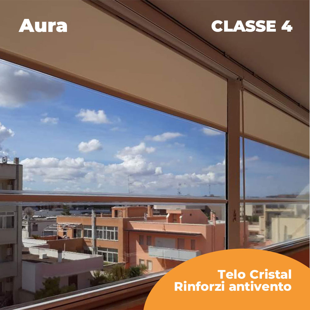 Tende ermetiche in cristal aura 