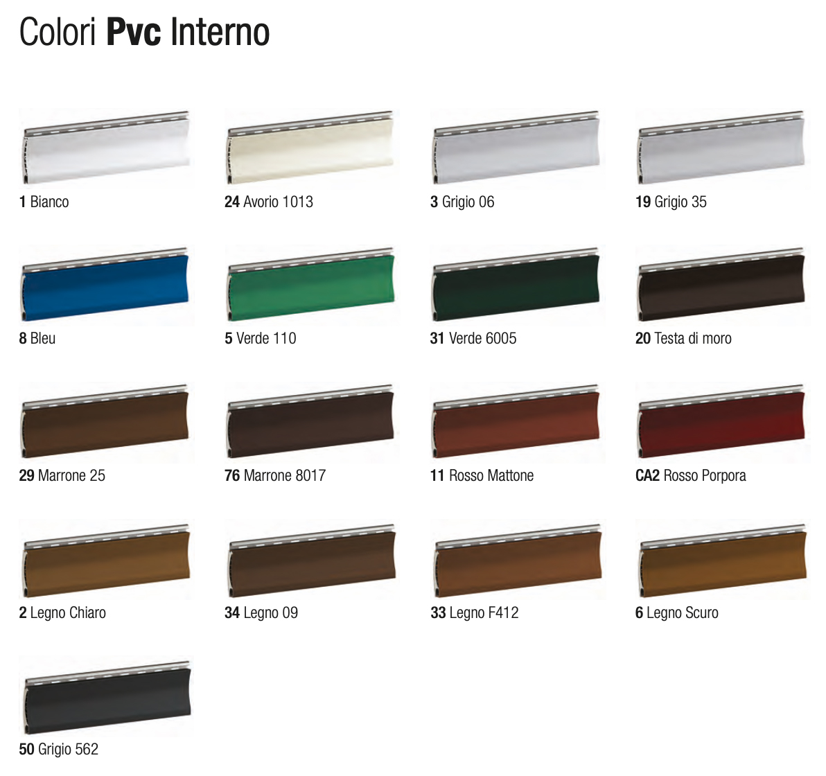 colori pvc duero
