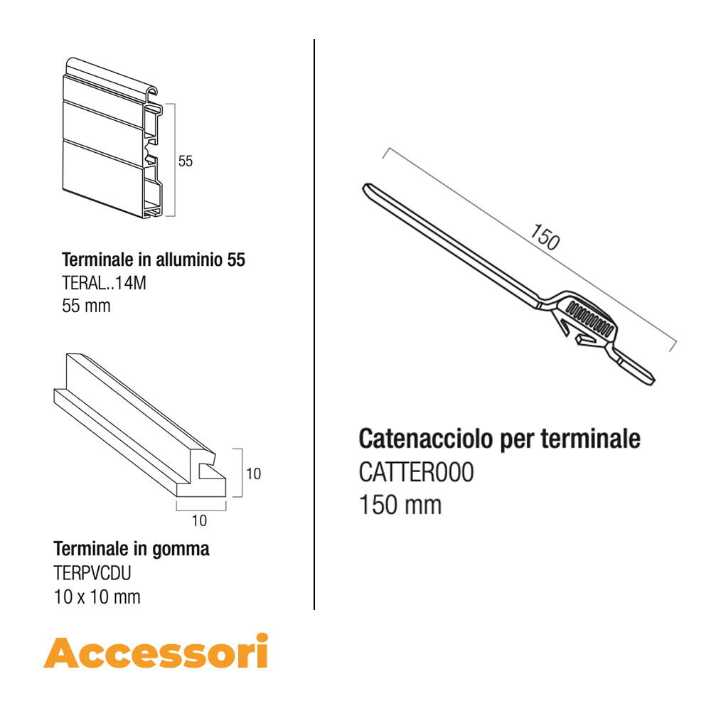 tapparella avvolgibile duero 55 accessori