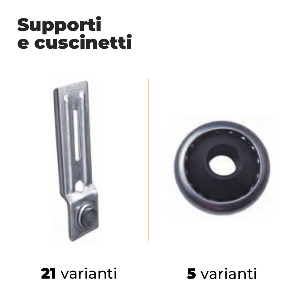 Supporti e Cuscinetti per Tapparelle Avvolgibili - Accessori