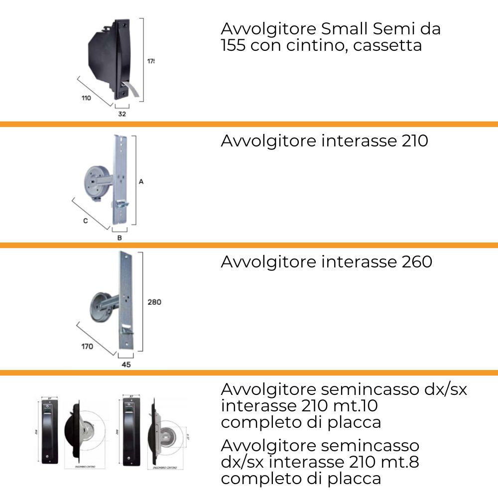 Cassette Avvolgitori e Placche Pinto per Tapparelle00003 1