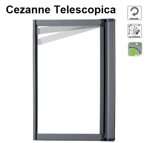 Zanzariera NP Cezanne Telescopica Antivento