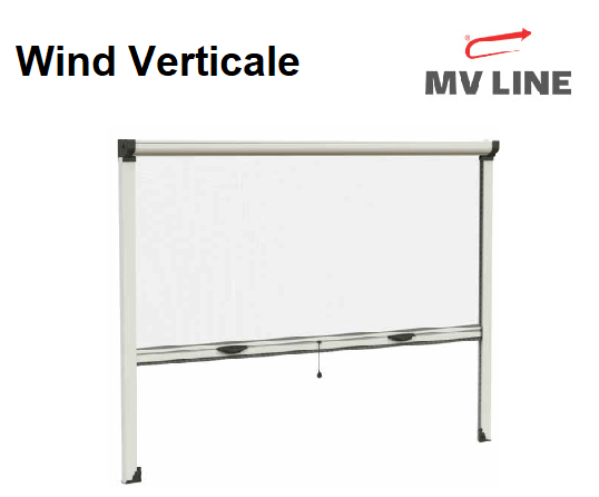 Zanzariera MV Line Wind Verticale Rete Avvolgibile