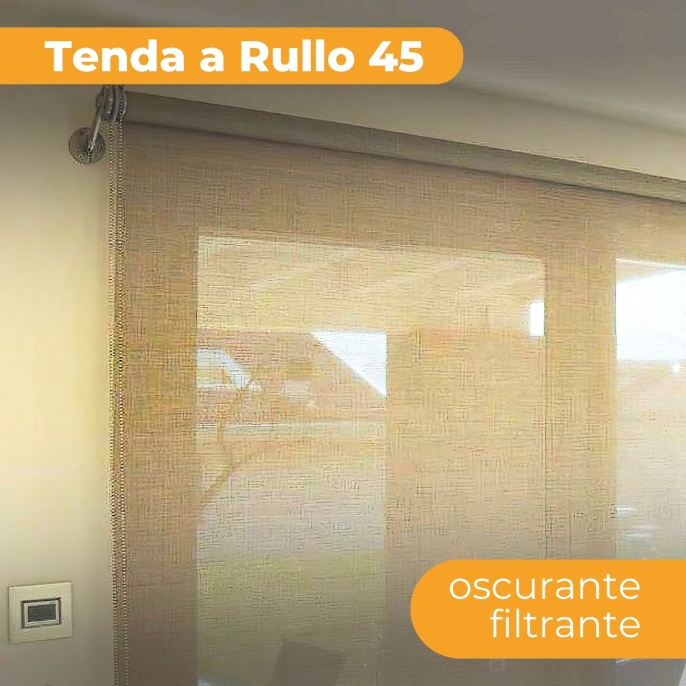 Tenda a Rullo Oscurante Filtrante da Interno Medio 45cm