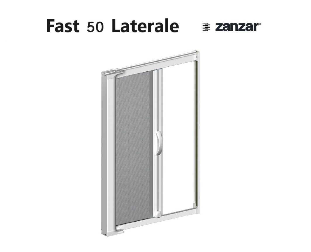 Zanzariera Fast 50 Laterale Avvolgente con Bottone Zanzar