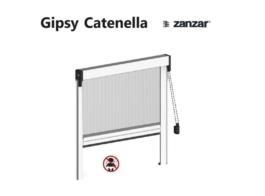 Zanzariera Gipsy Catenella Zanzar Avvolgente con Bottone