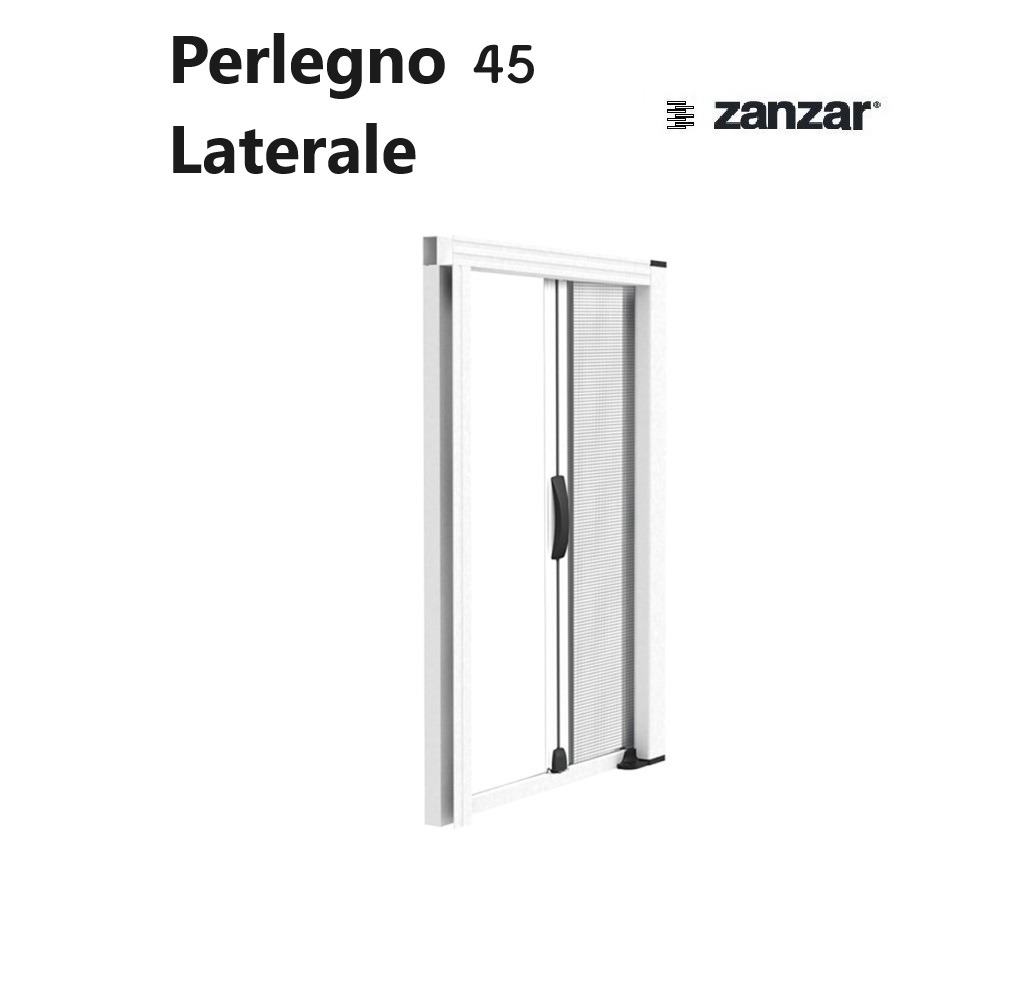 Zanzariera Perlegno 45 Laterale Avvolgente Con Bottone Zanzar