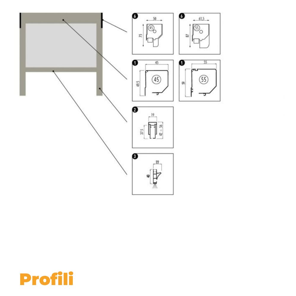 Zanzariera Palagina RV Verticale a Catena Finestra - immagine 3