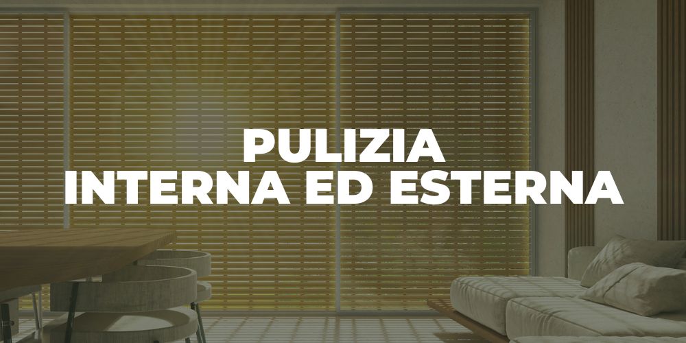 PULIZIA INTERNA ED ESTERNA