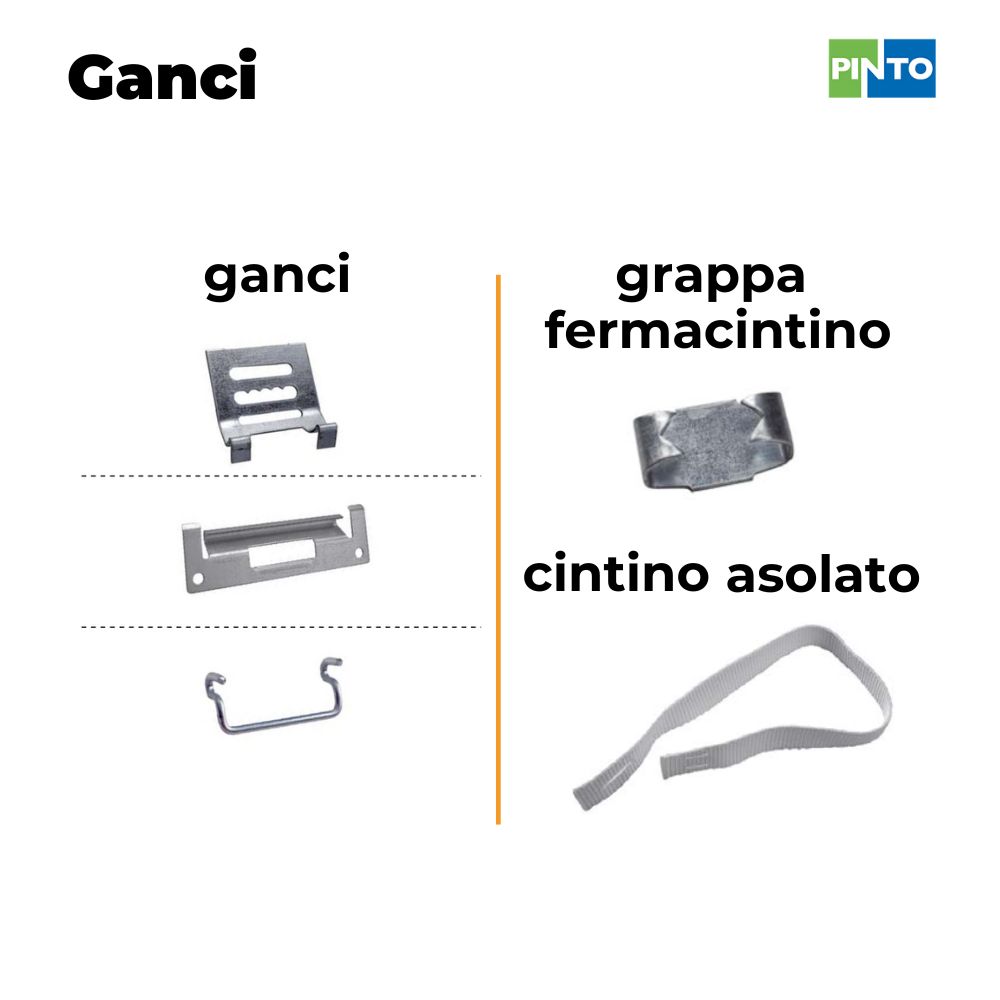 Ganci per Tapparelle Pinto
