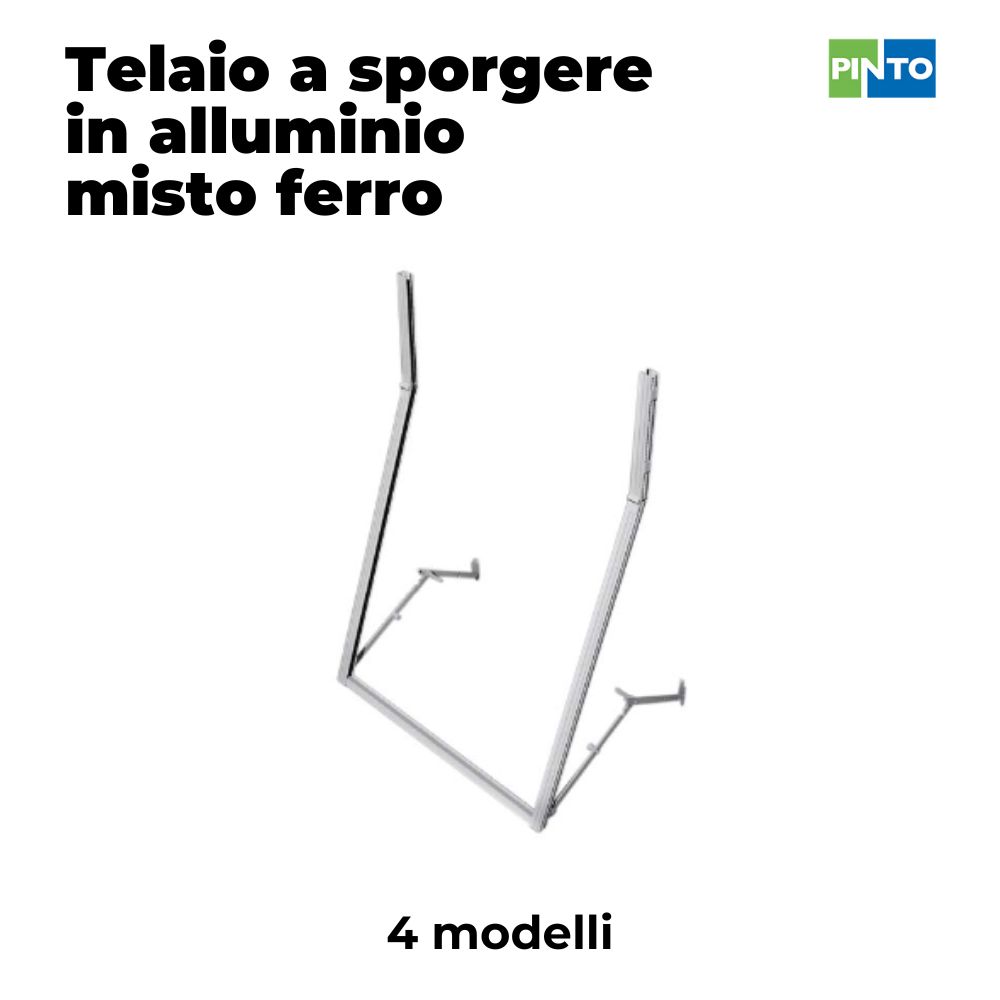 Telai a Sporgere in Alluminio Misto Ferro per Tapparelle Pinto