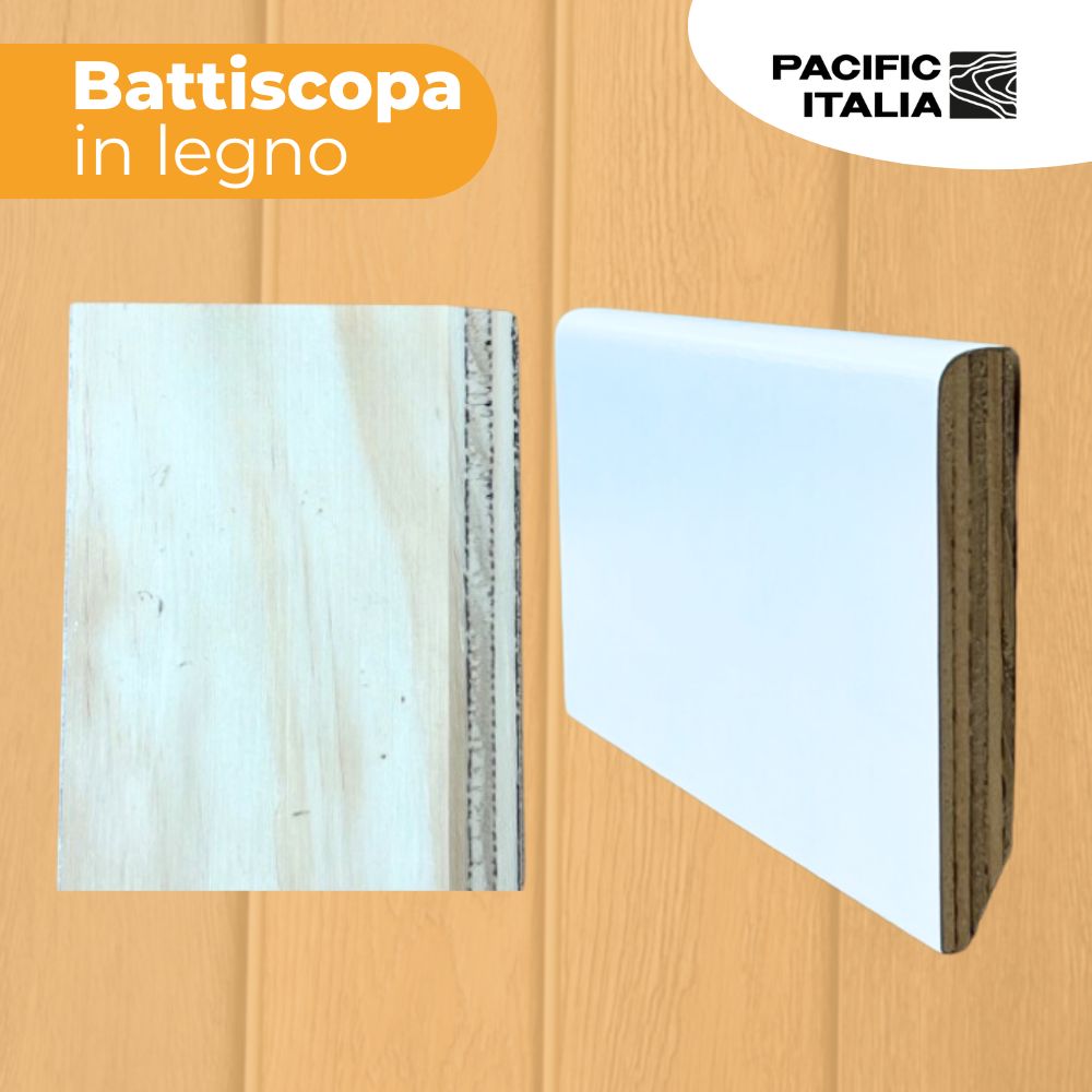 Battiscopa in Legno Pacific H2O