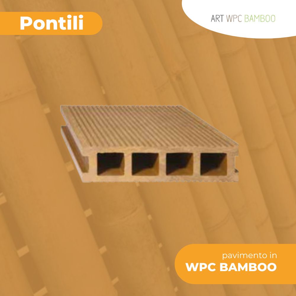 Pavimento per Pontili WPC Bamboo00007