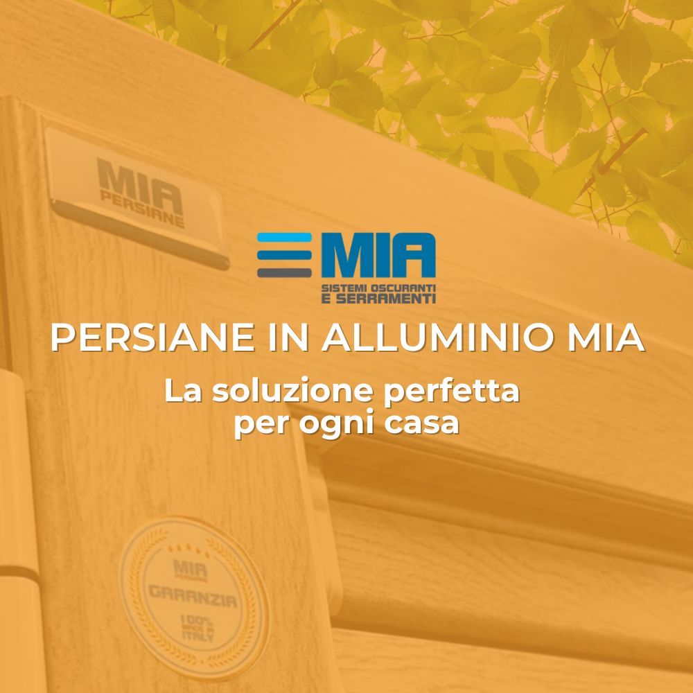 persiane in alluminio mia