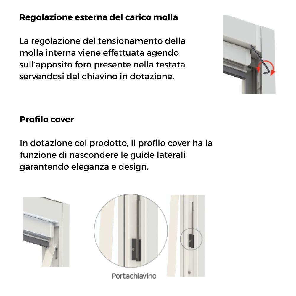 Zanzariera Antivento MV Line Irina Scorrimento Verticale Rete Avvolgibile00002