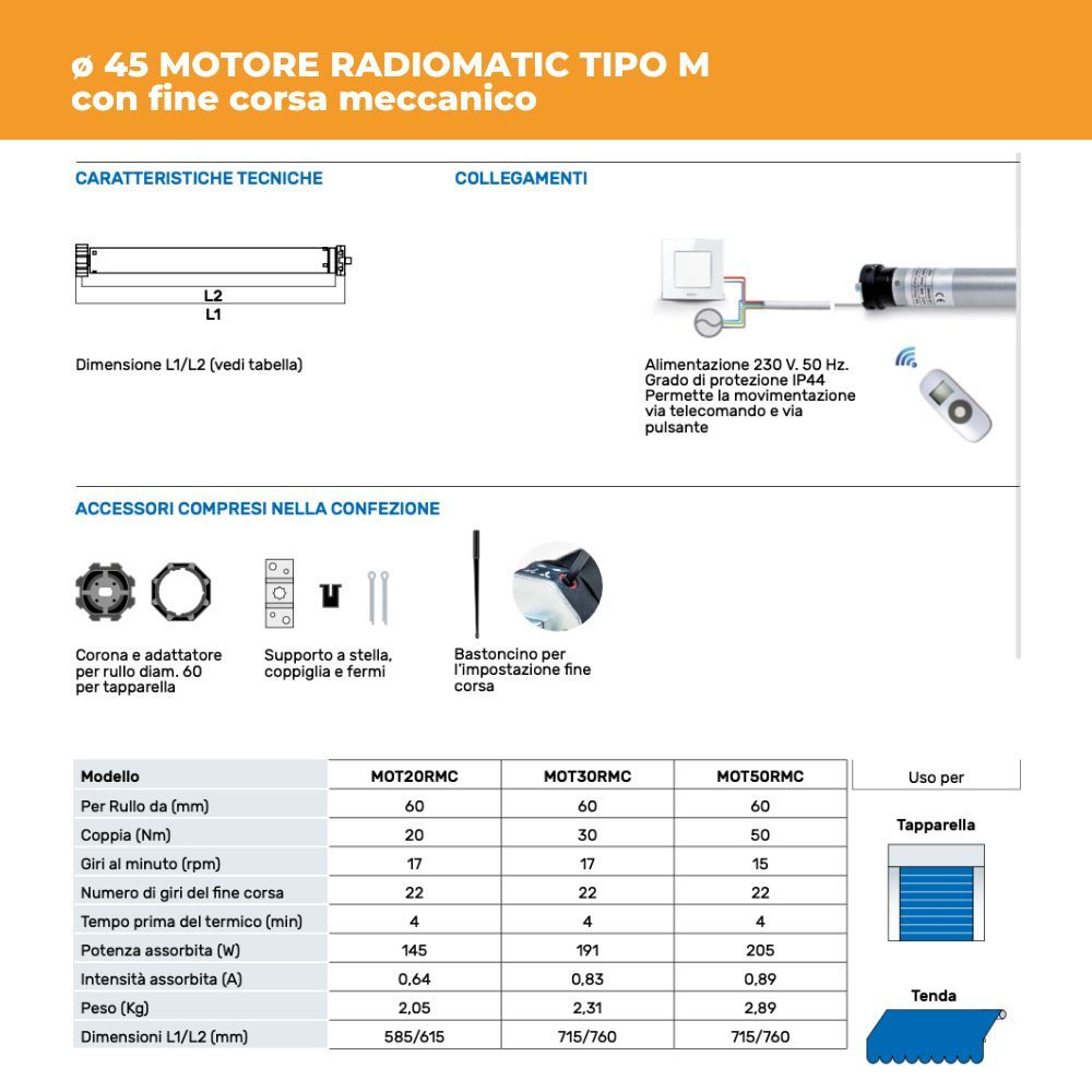 Radiocomandi e Motori per Tapparelle - immagine 3