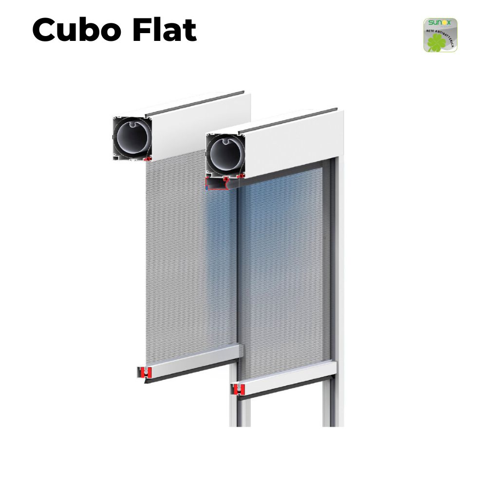Zanzariera NP Cubo Flat Cassonetto 8:10:13 cm00011