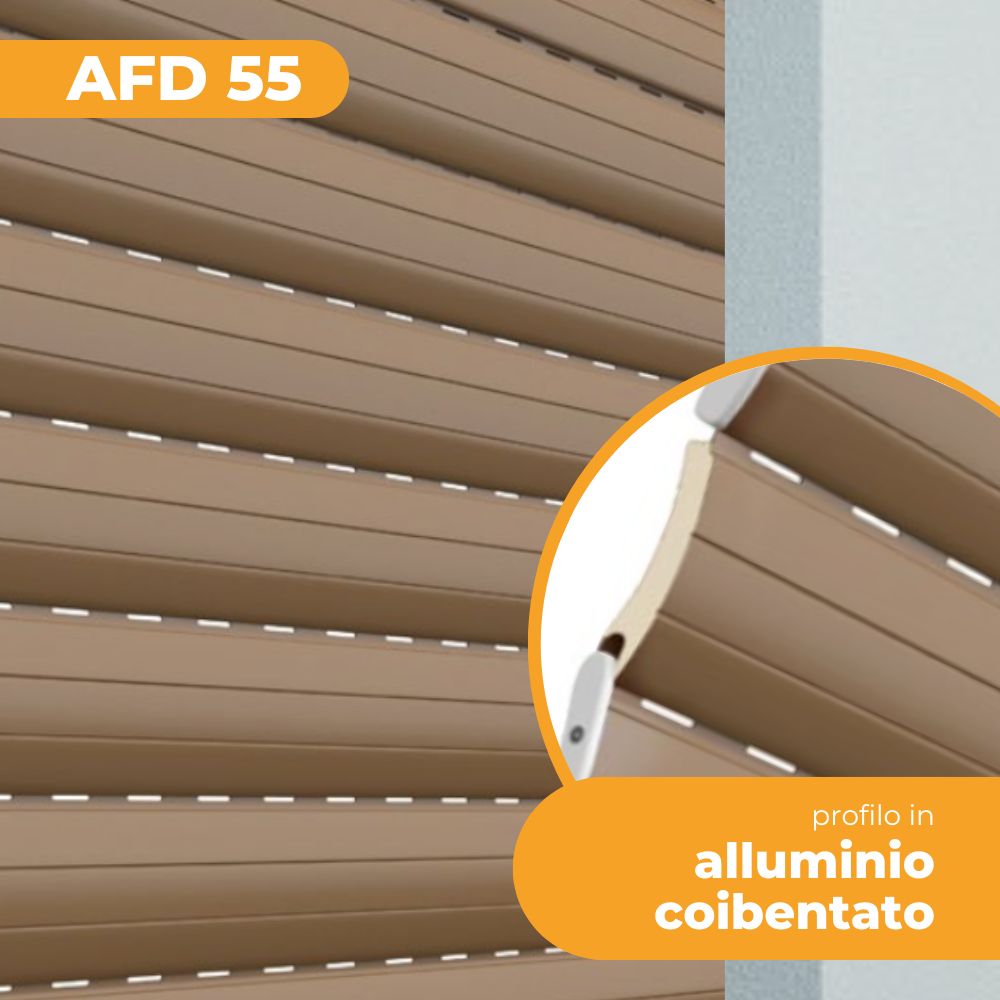 Tapparella Avvolgibile Pinto AFD 55 Alluminio Coibentato