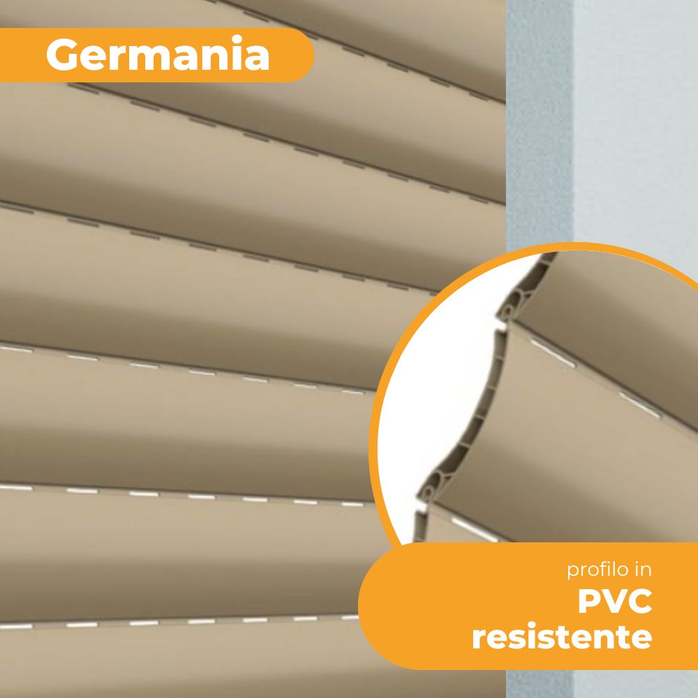Tapparella Avvolgibile Pinto PVC Germania 4,5g/mq