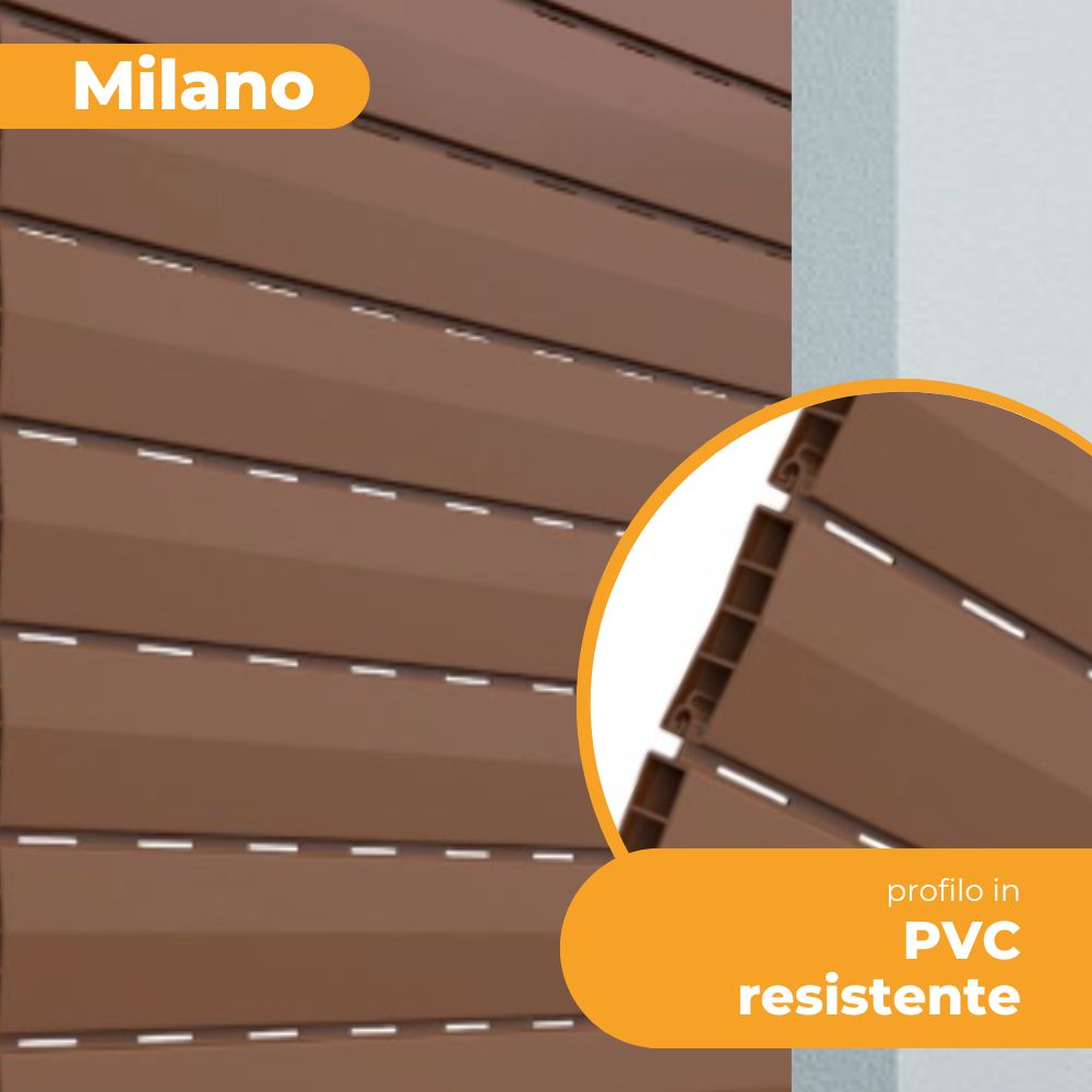 Tapparella Avvolgibile Pinto PVC Milano 6,0kg/mq